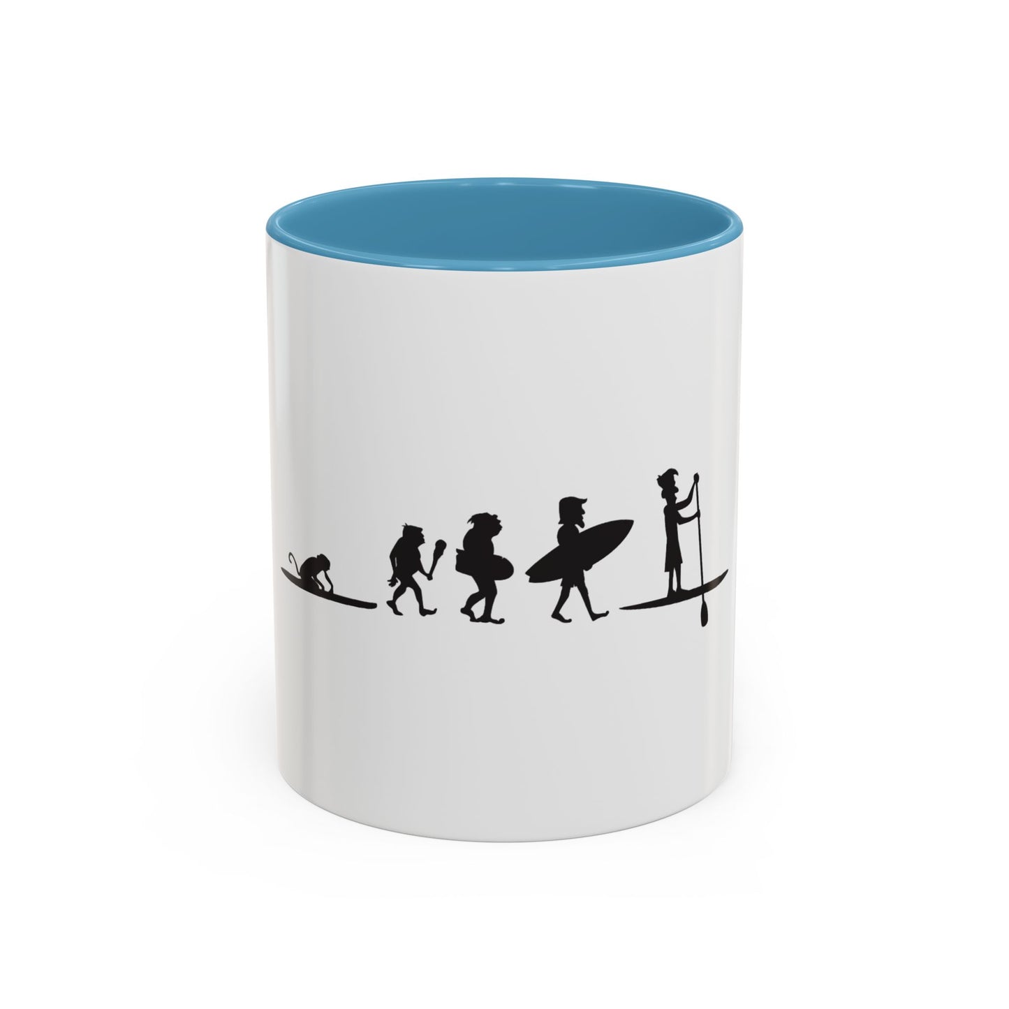Mug - Sup Paddle Boarder Evolution Coffee Mug (11, 15oz)