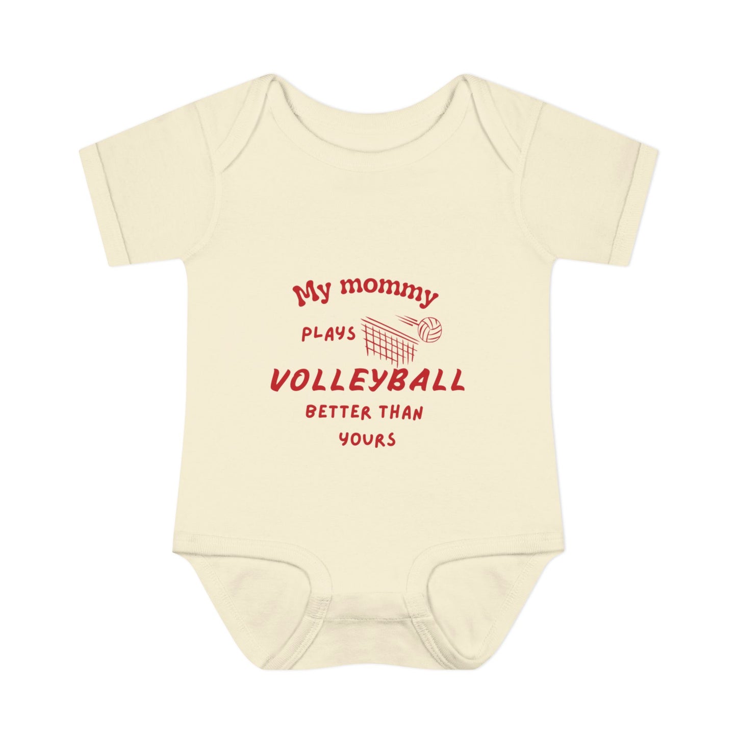 My Mommy Plays Volleyball better than yours ... baby surf onesie bodysuit
