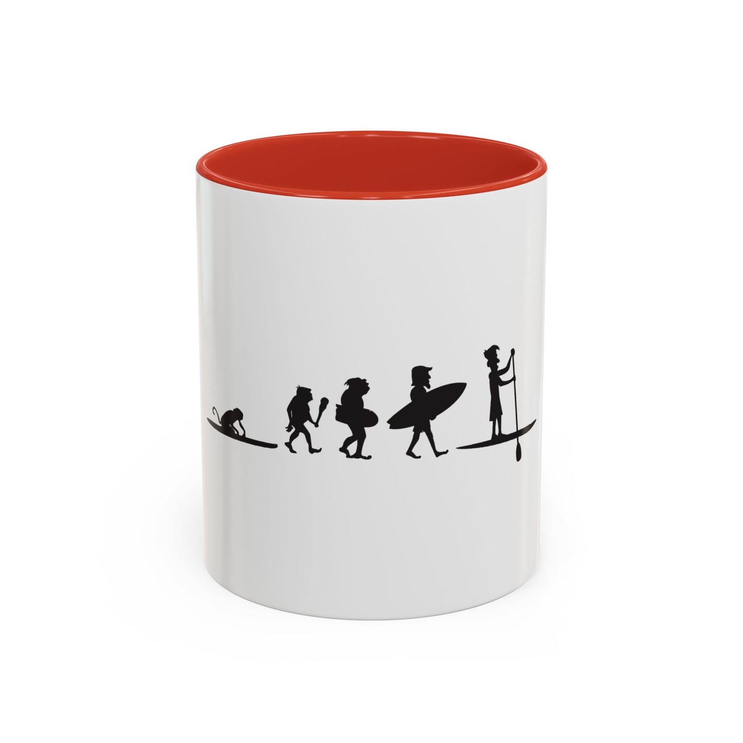 Mug - Sup Paddle Boarder Evolution Coffee Mug (11, 15oz)