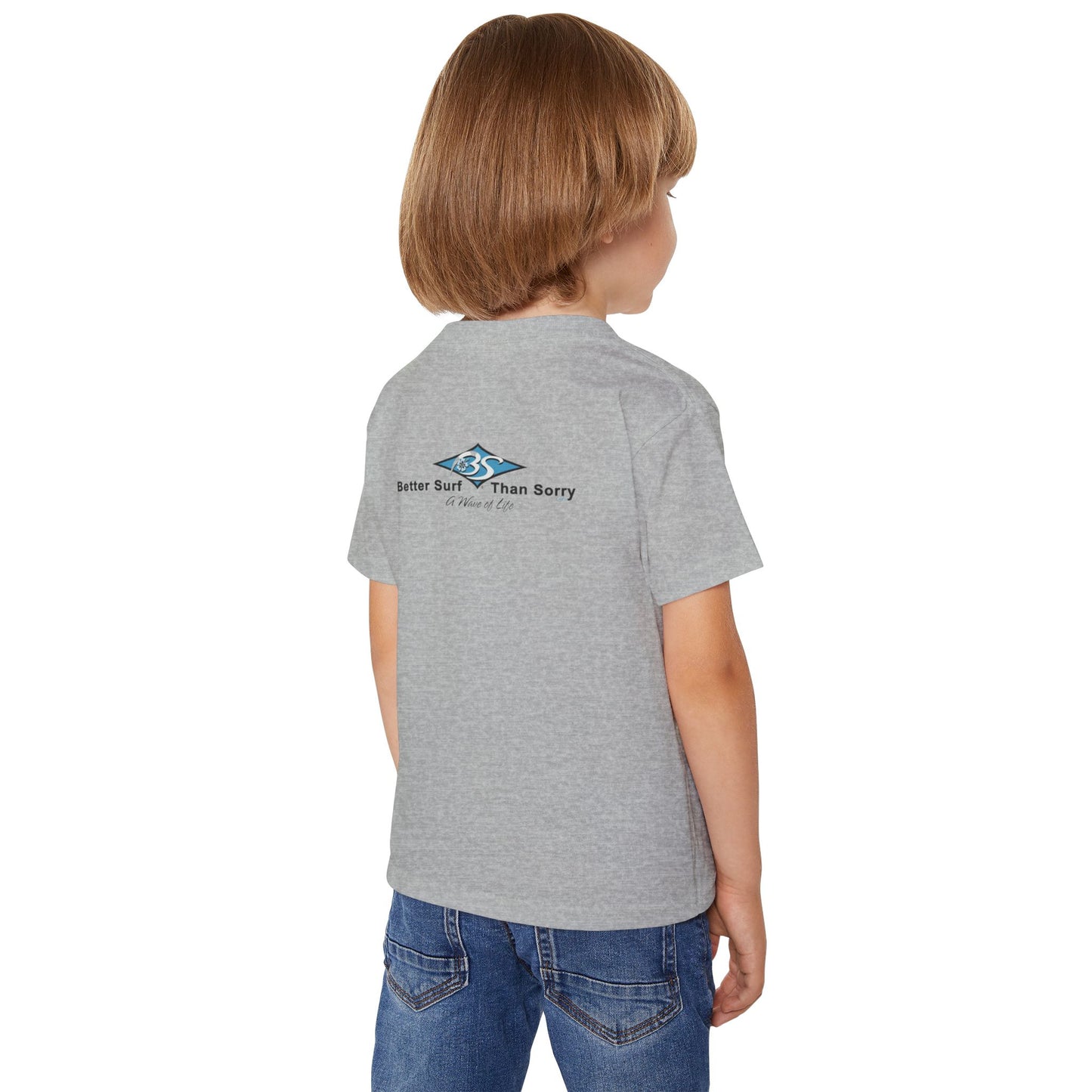Better Surf than Sorry kids toddler T shirt for little surfer girls and surf dudes