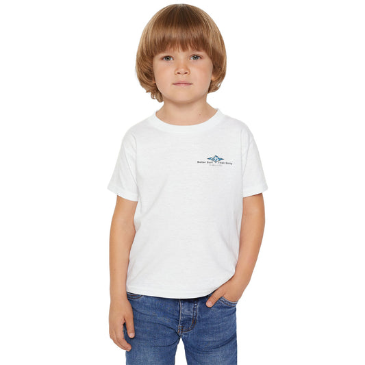 Better Surf than Sorry kids toddler T shirt for little surfer girls and surf dudes