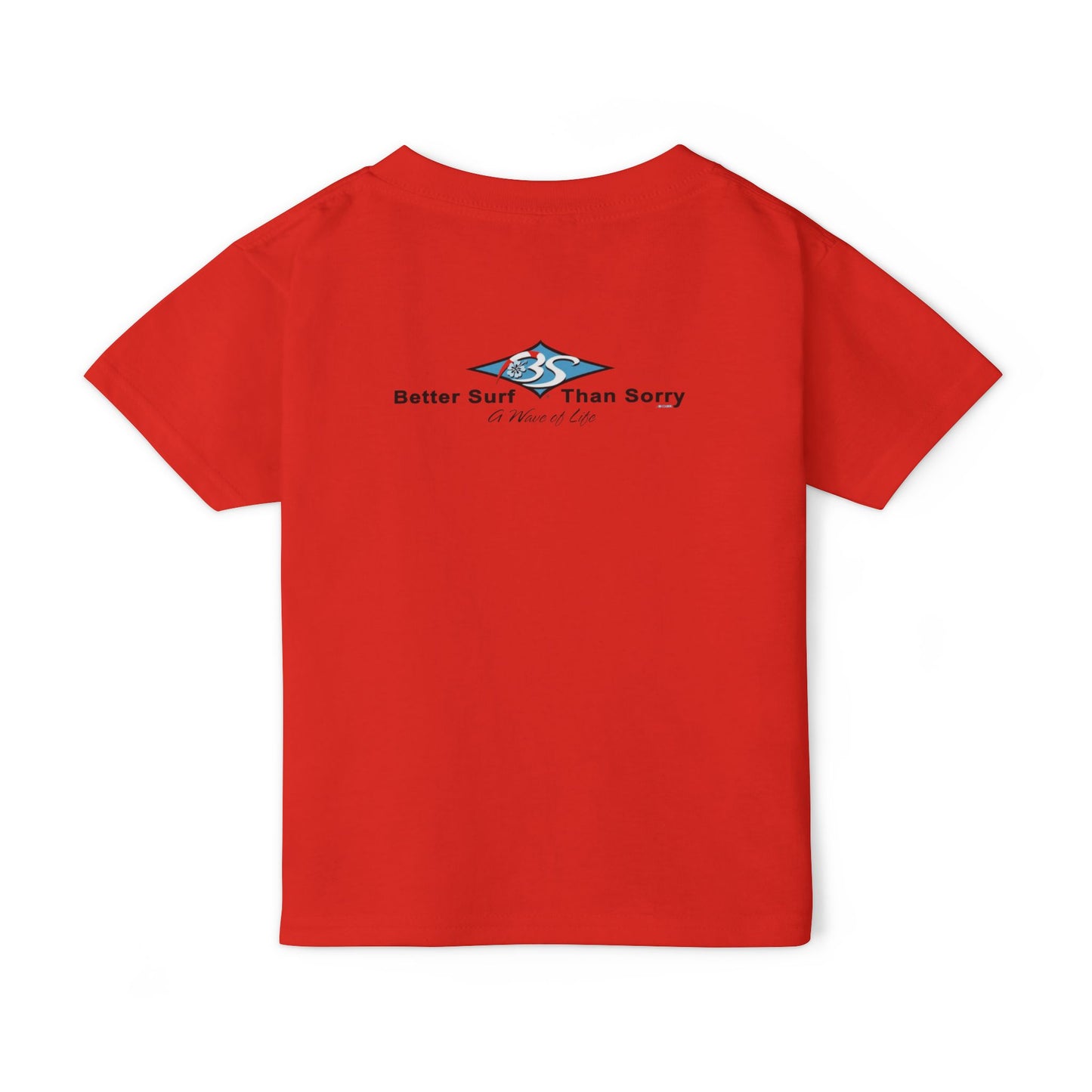 Better Surf than Sorry kids toddler T shirt for little surfer girls and surf dudes