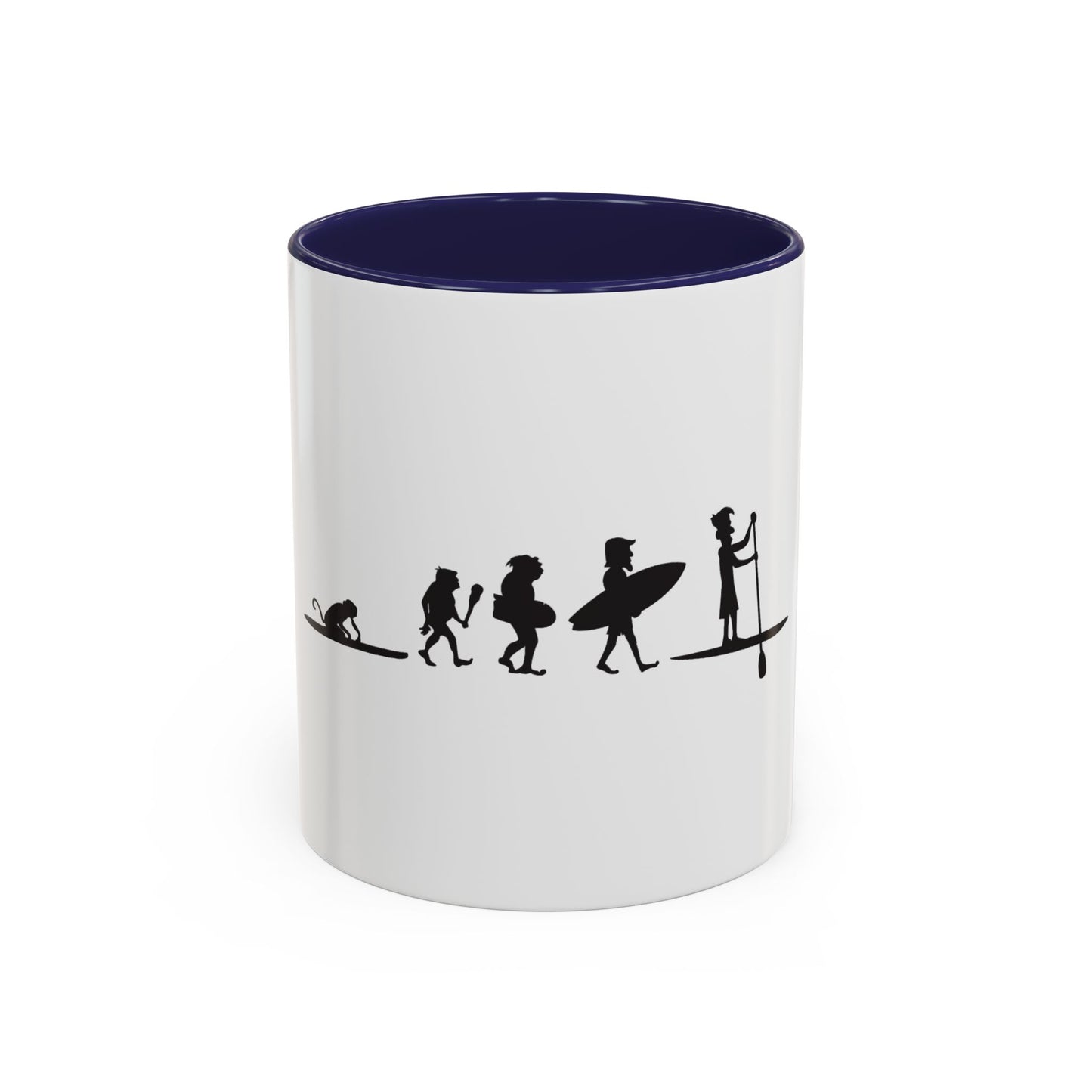 Mug - Sup Paddle Boarder Evolution Coffee Mug (11, 15oz)