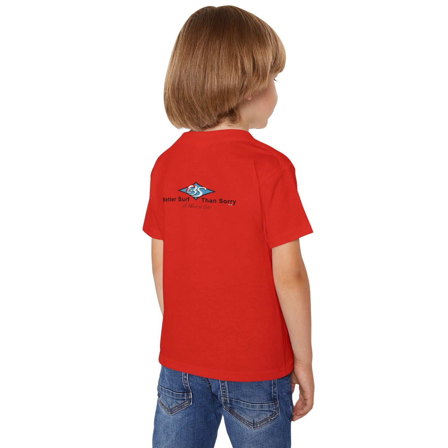 Better Surf than Sorry kids toddler T shirt for little surfer girls and surf dudes