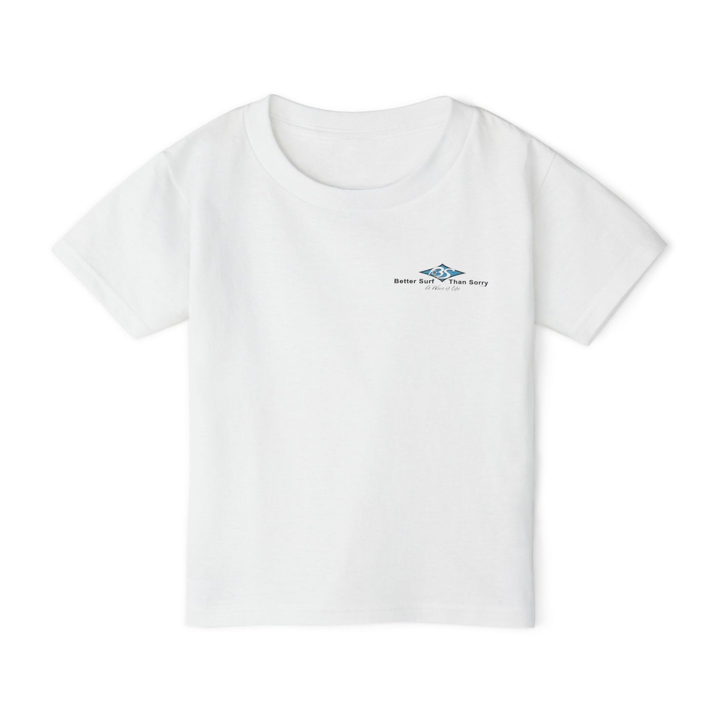 Better Surf than Sorry kids toddler T shirt for little surfer girls and surf dudes
