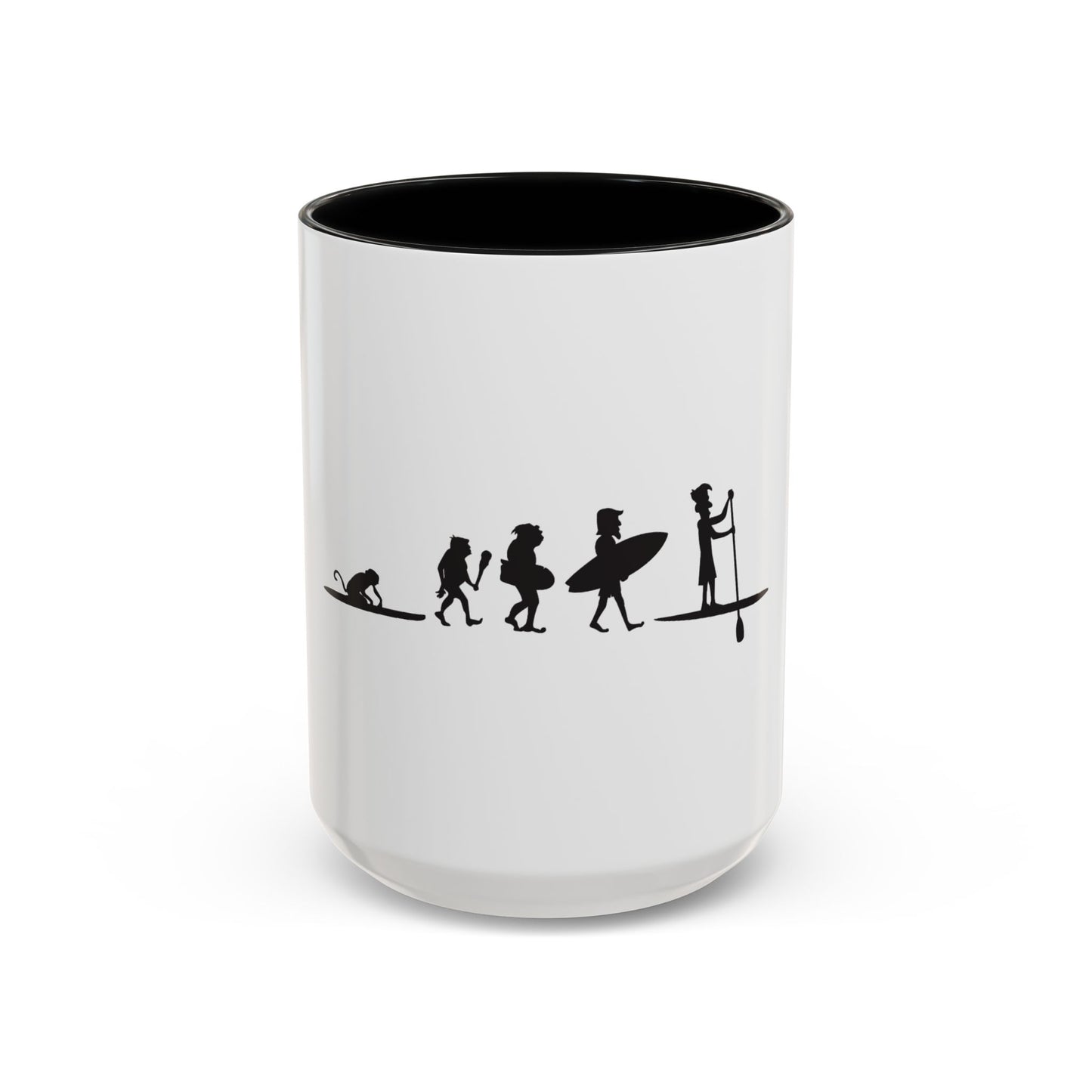 Mug - Sup Paddle Boarder Evolution Coffee Mug (11, 15oz)