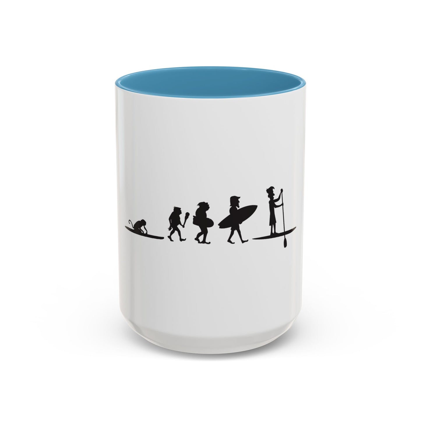 Mug - Sup Paddle Boarder Evolution Coffee Mug (11, 15oz)