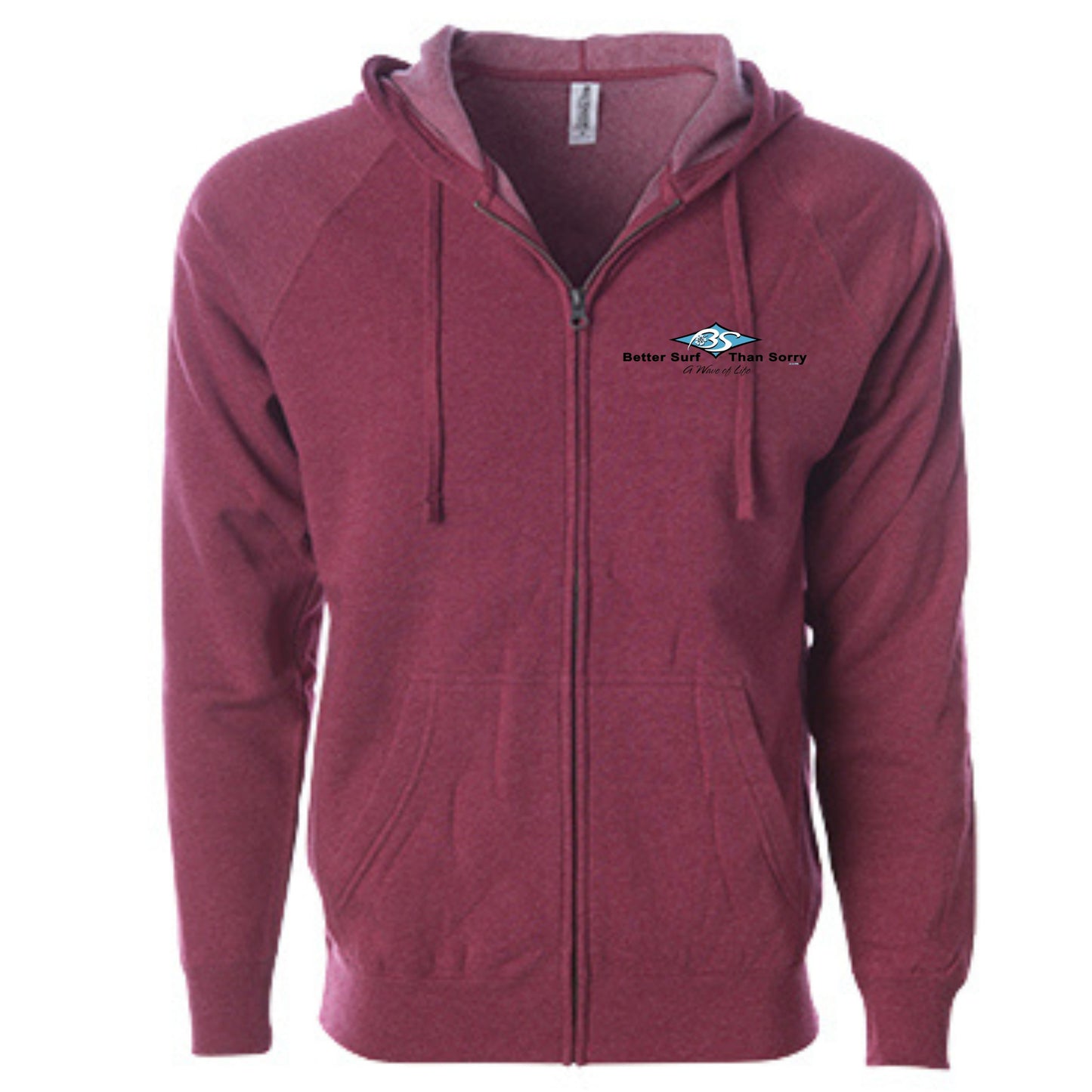 Better Surf than Sorry full zip super soft light weight hoody sweatshirt