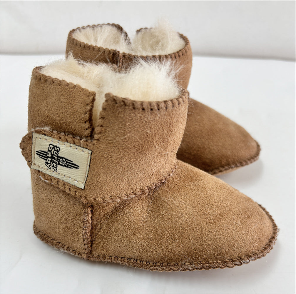 Sheepskin Surfer Baby Booties