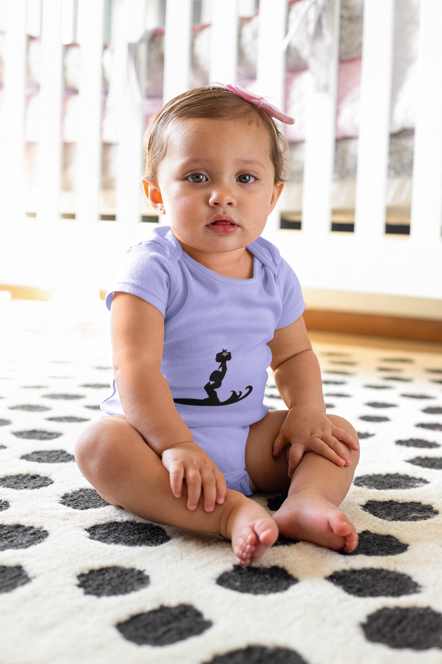 Cruisin' Girl Surfing Baby Onesie