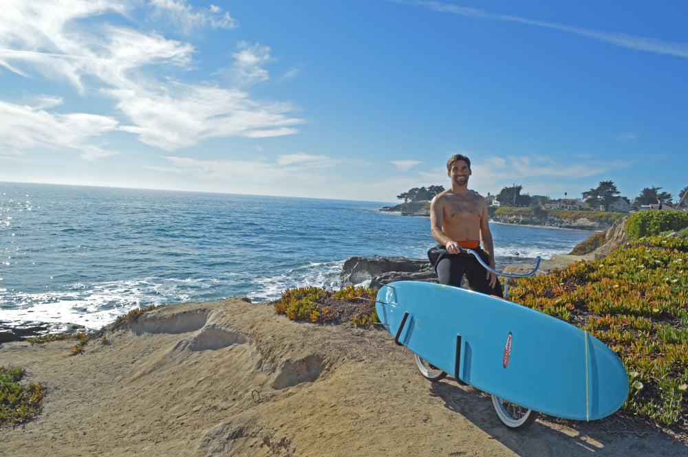 Longboard Surfboard Bike Rack side mount