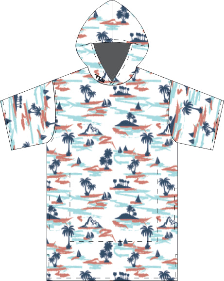 Surfer and paddler Changing poncho robe gift set
