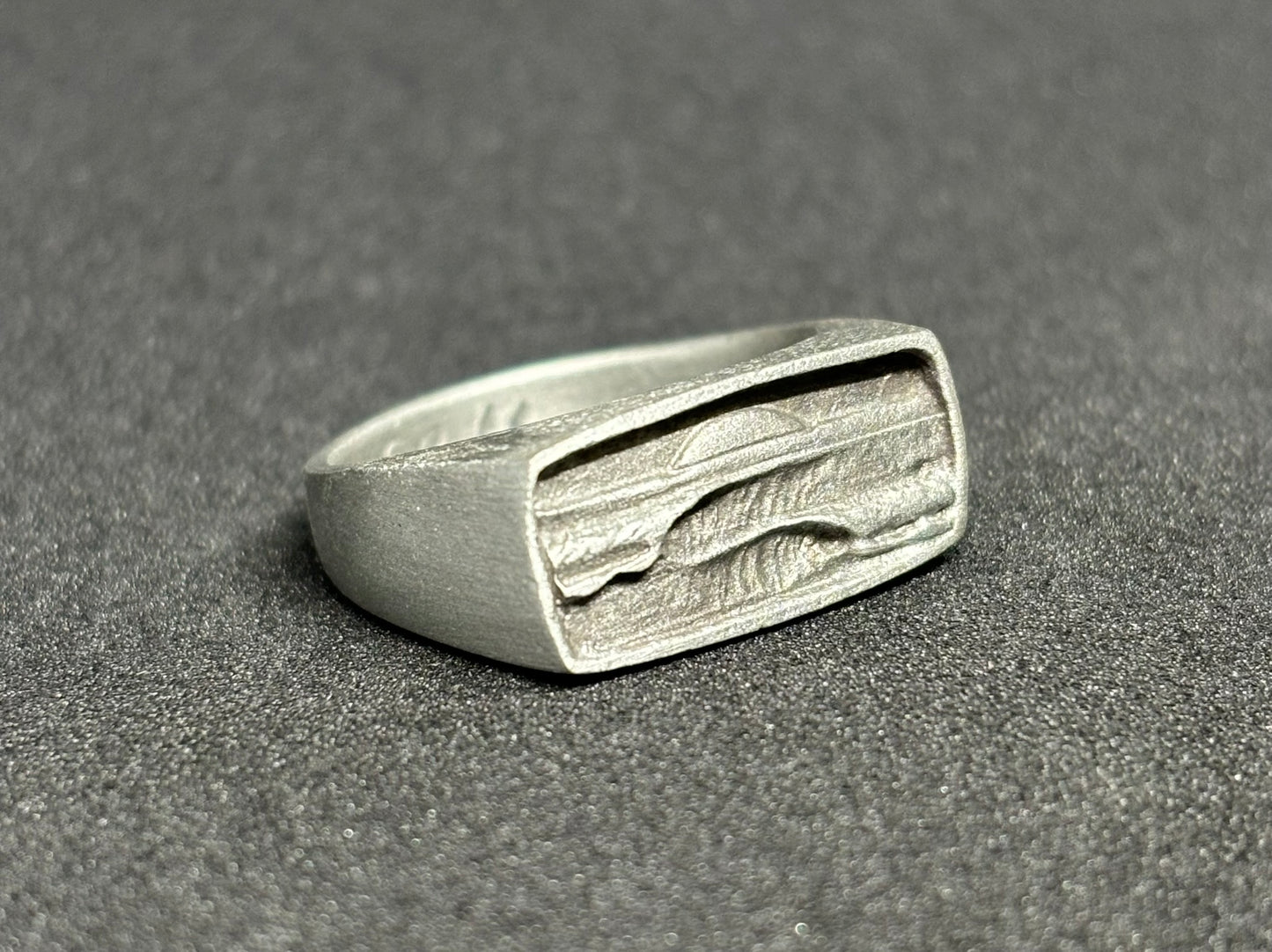 Dawn Patrol Mens Pewter Surf Ring by Strickly Boarding