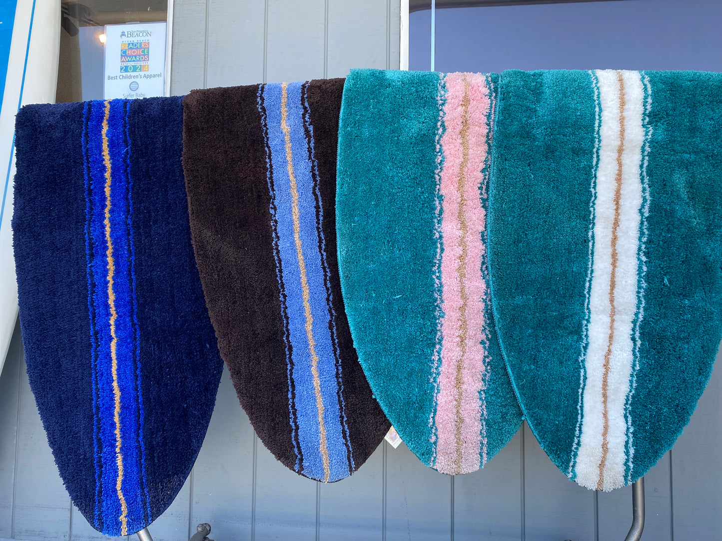 New longer Surfboard Shaped Rug Mats 5ft