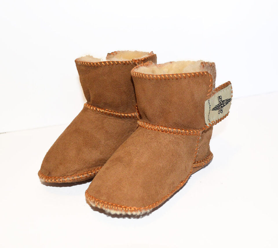 Sheepskin Surfer Baby Booties