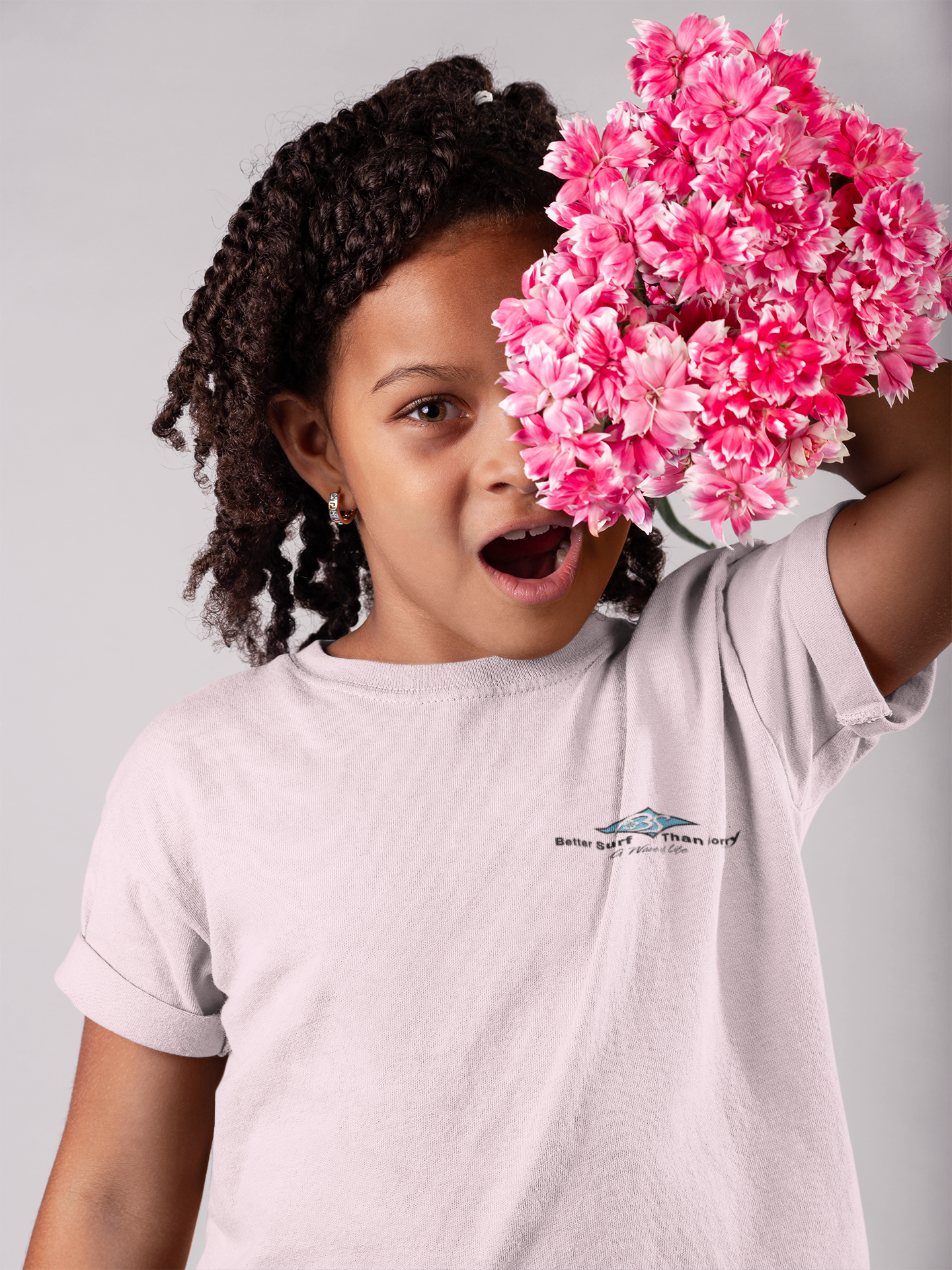 Better Surf than Sorry kids toddler T shirt for little surfer girls and surf dudes