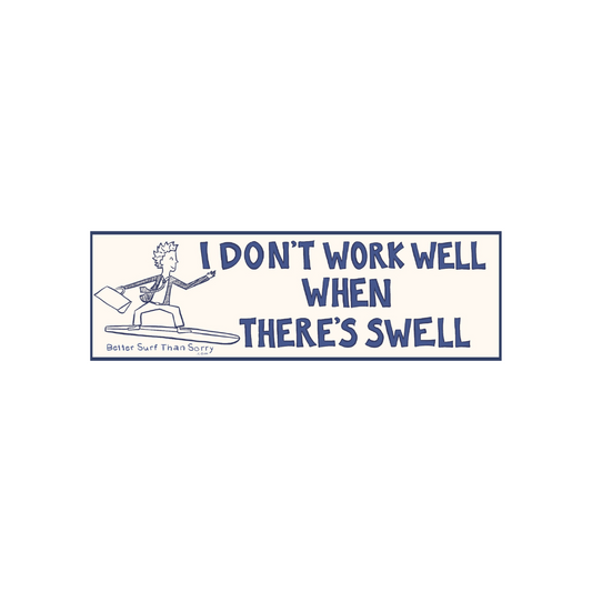 I Don't Work Well... Bumper Sticker