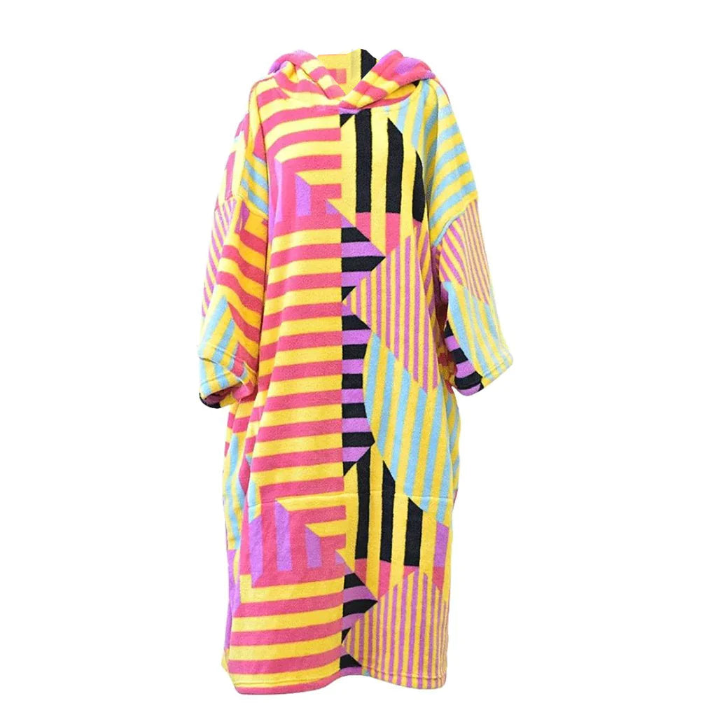Hooded Poncho Changing Towel Robe