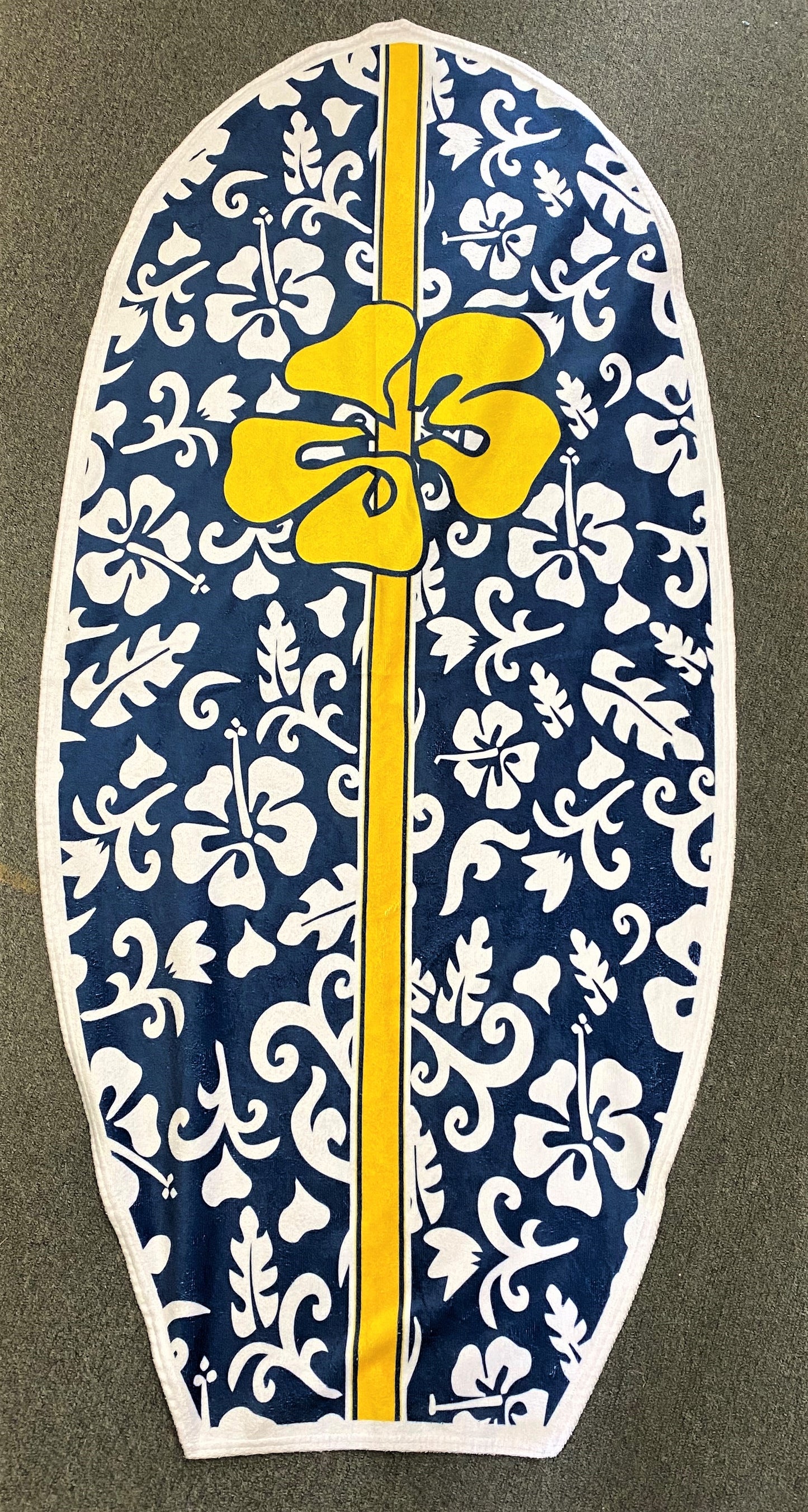 Surfboard Shaped Beach Towel