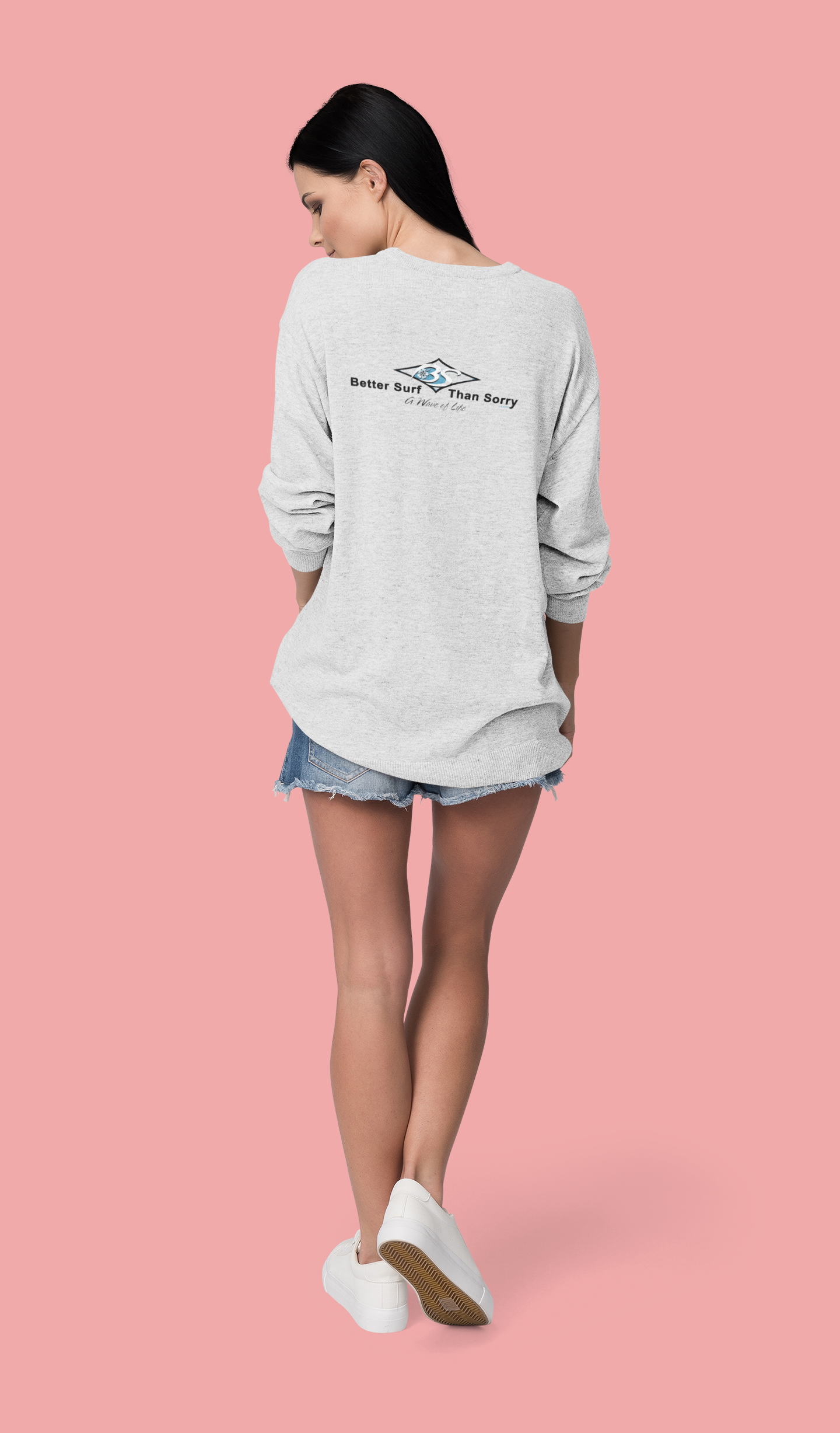 Better Surf than Sorry crew neck sweatshirts