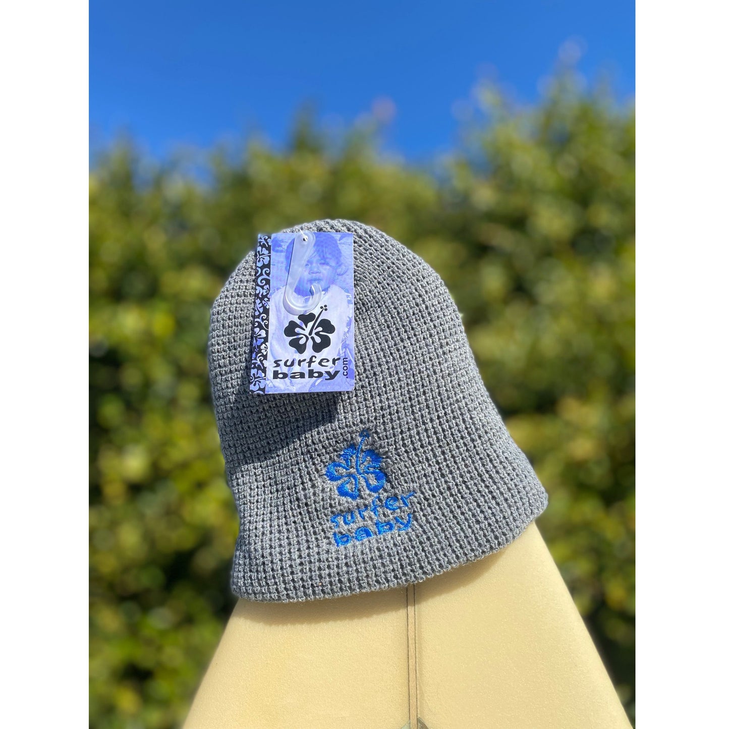 Surfer Baby Knit Waffle-weave Beanie