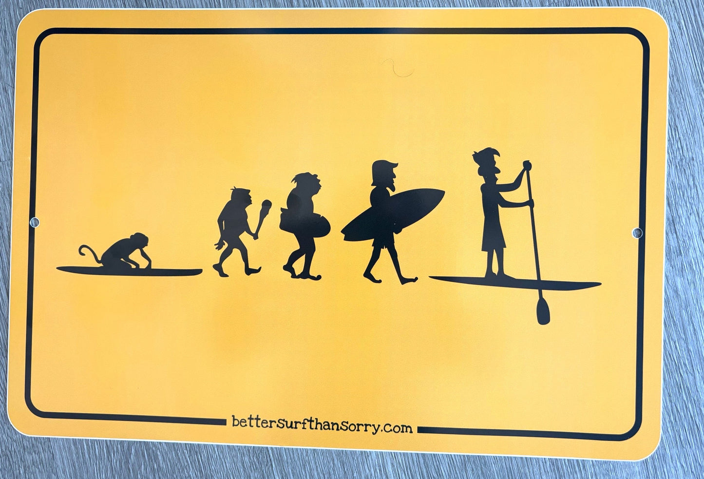 Sup evolution Paddleboarding Aluminum Metal Poster Sign