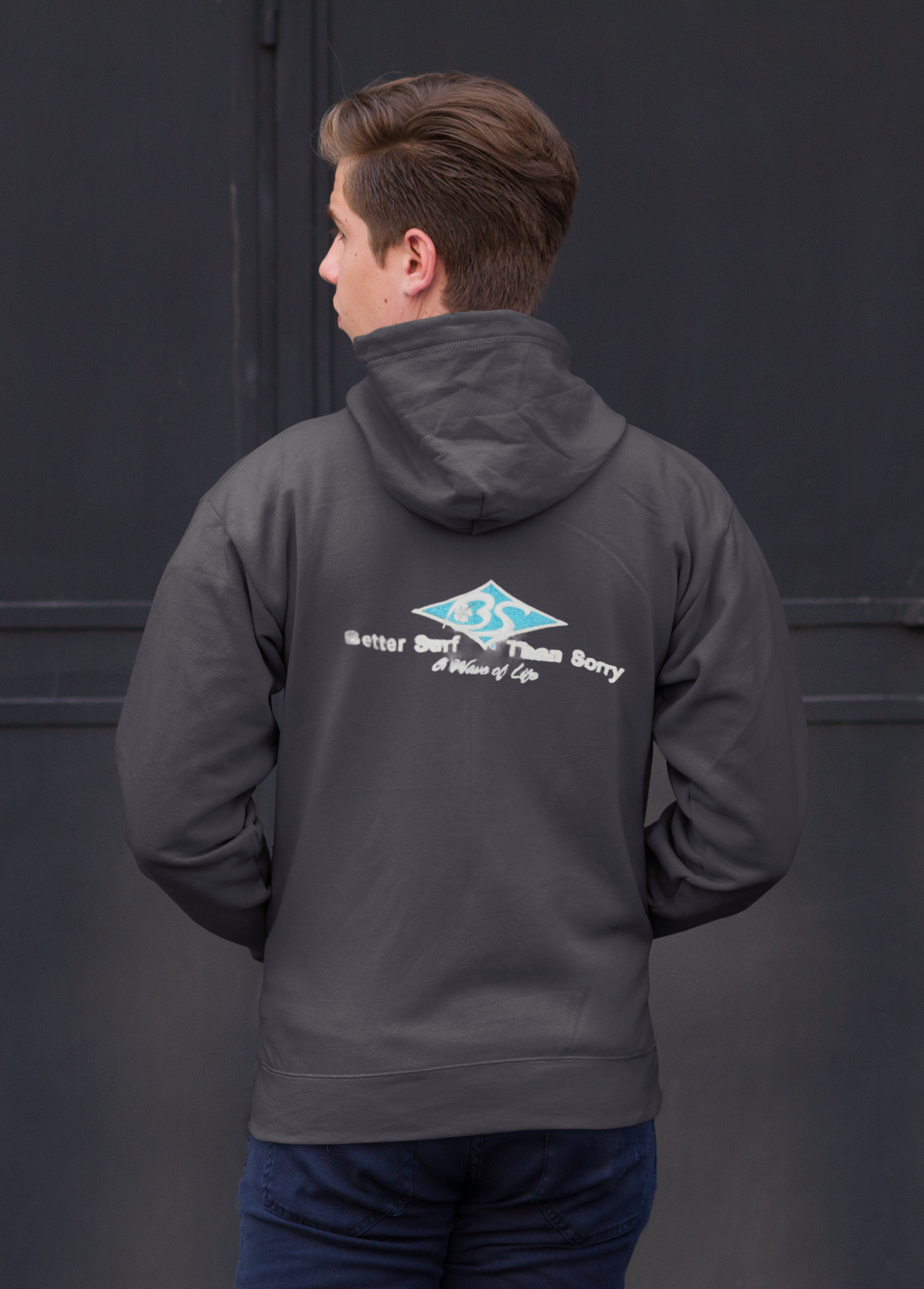 Better Surf than Sorry full zip super soft light weight hoody sweatshirt