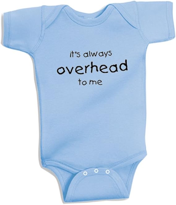 Its Always Overhead To Me surf baby One Piece bodysuit