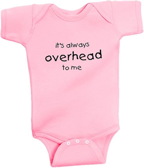 Its Always Overhead To Me surf baby One Piece bodysuit