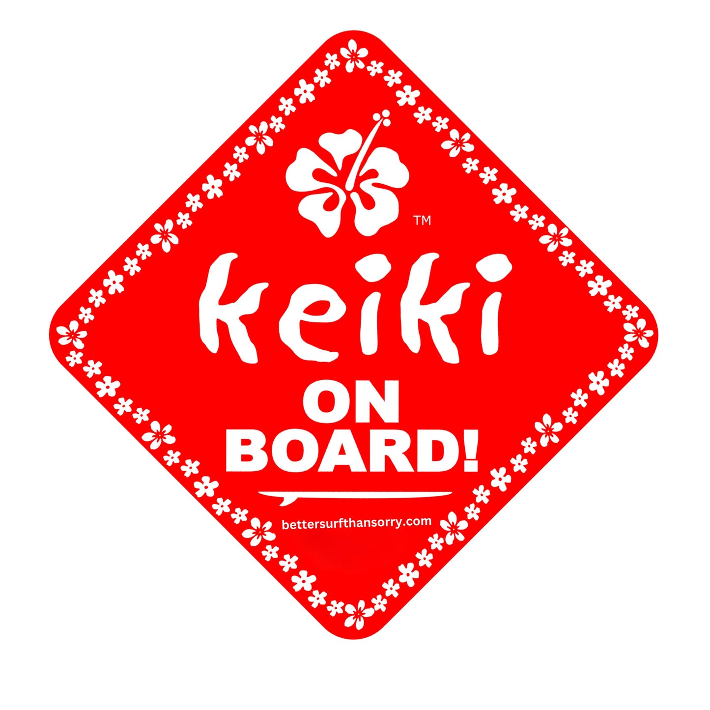 Surfer Baby on Board Sticker