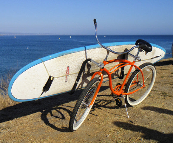 Longboard Surfboard Side Mount Bike Rack – Better Surf than Sorry