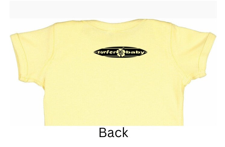 VW Peace Bus Surfer Baby Onesie