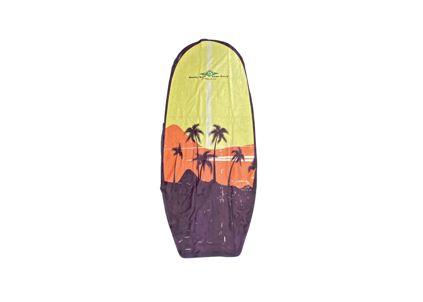 Surfboard Shaped Beach Towel