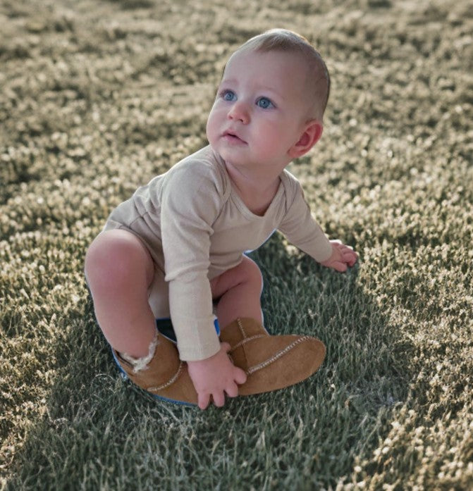 Sheepskin Surfer Baby Booties