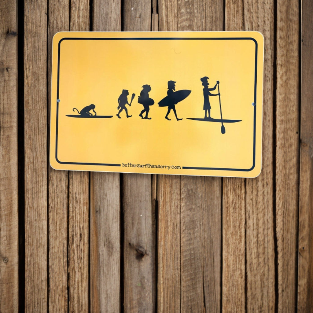 Sup evolution Paddleboarding Aluminum Metal Poster Sign