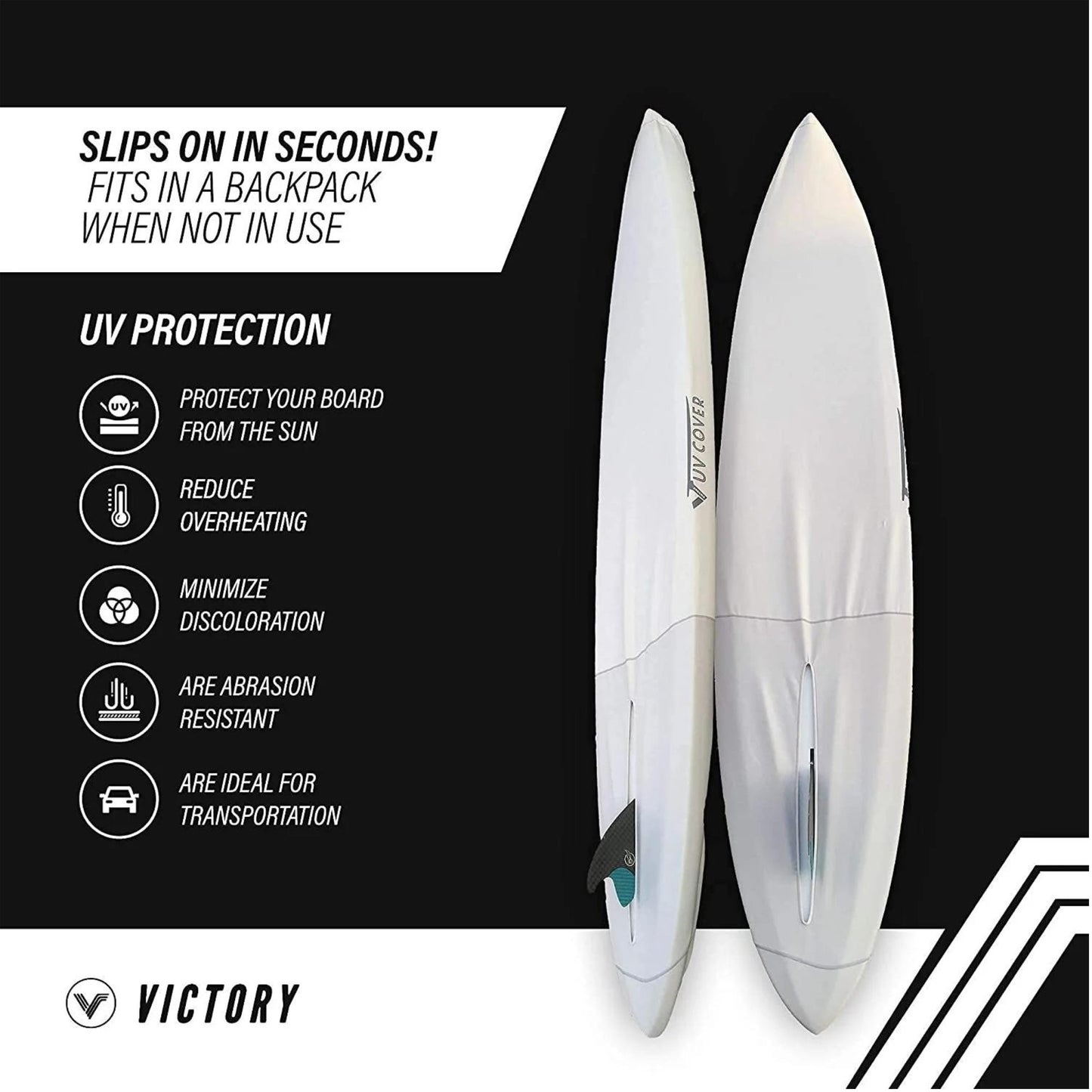 Race and all around Paddle Board UV Cover Topless Board Bag