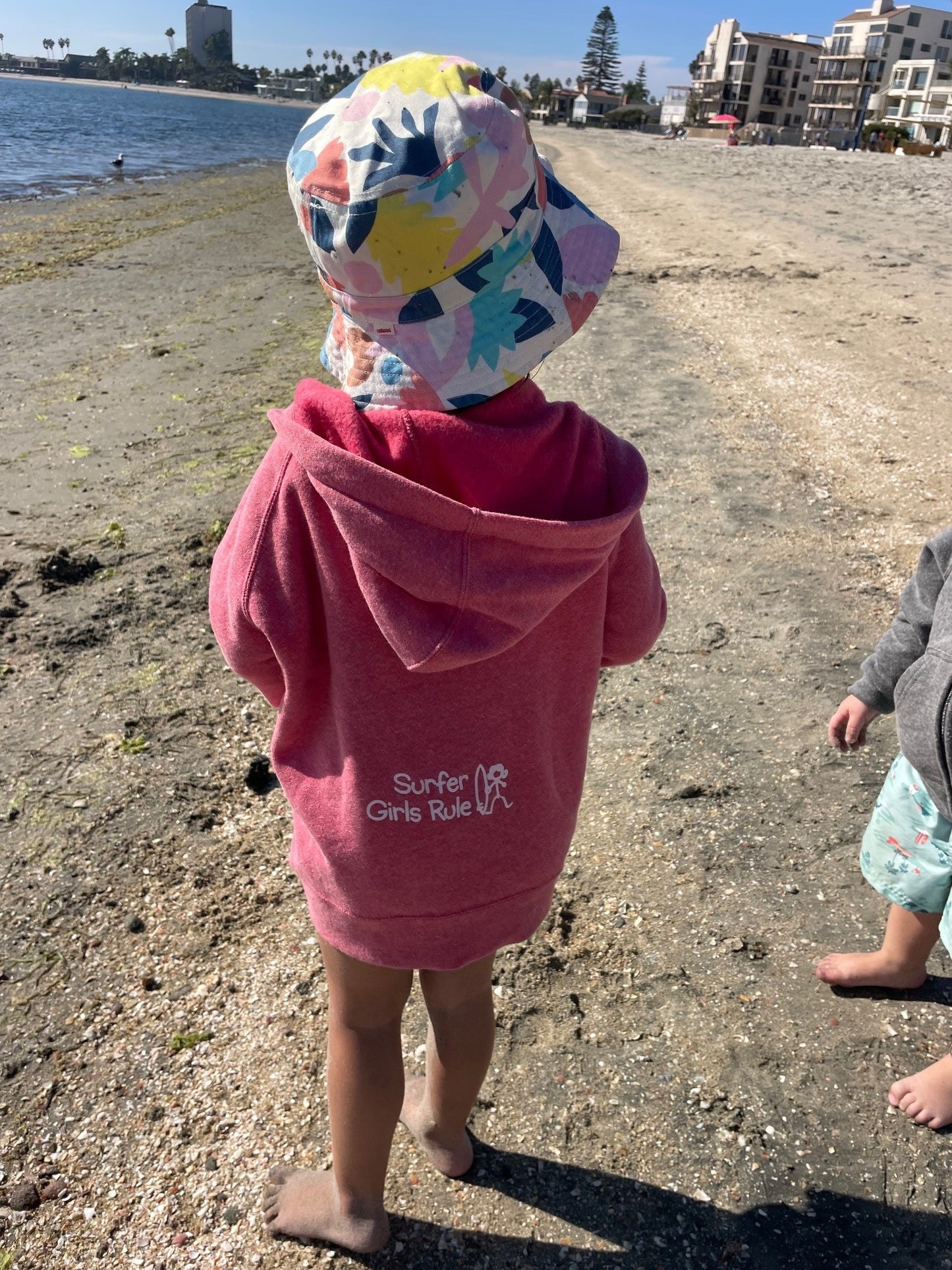 Surfer Girls Rule Toddler Hoodie