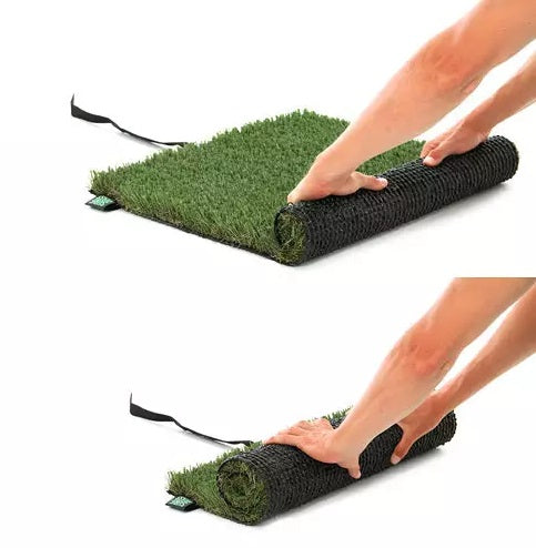 Grass mat changing mat pad