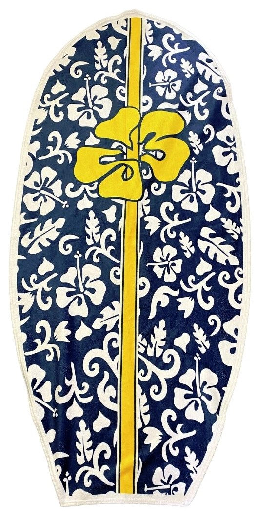 Surfboard Shaped Beach Towel