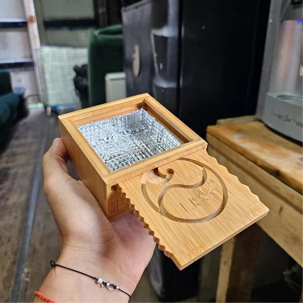 Wood wax Box Great Surfer Gift