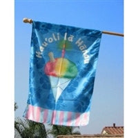 Hau'oli La Hanau Outdoor Hawaiian Flag (Happy Birthday)