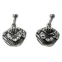 Beachcomber Womens Pewter Surf Earrings by Strickly Boarding