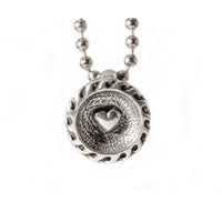 Lovers Beach Sterling Silver Surf Pendant by Strickly Boarding