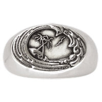 Perfection Womens Sterling Silver Surf Wave Ring by Strickly Boarding