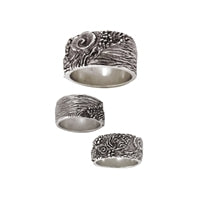 Reef Mens Sterling Silver Surf Ring by Strickly Boarding