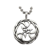 Rhythm Sterling Silver Surf Pendant by Strickly Boarding