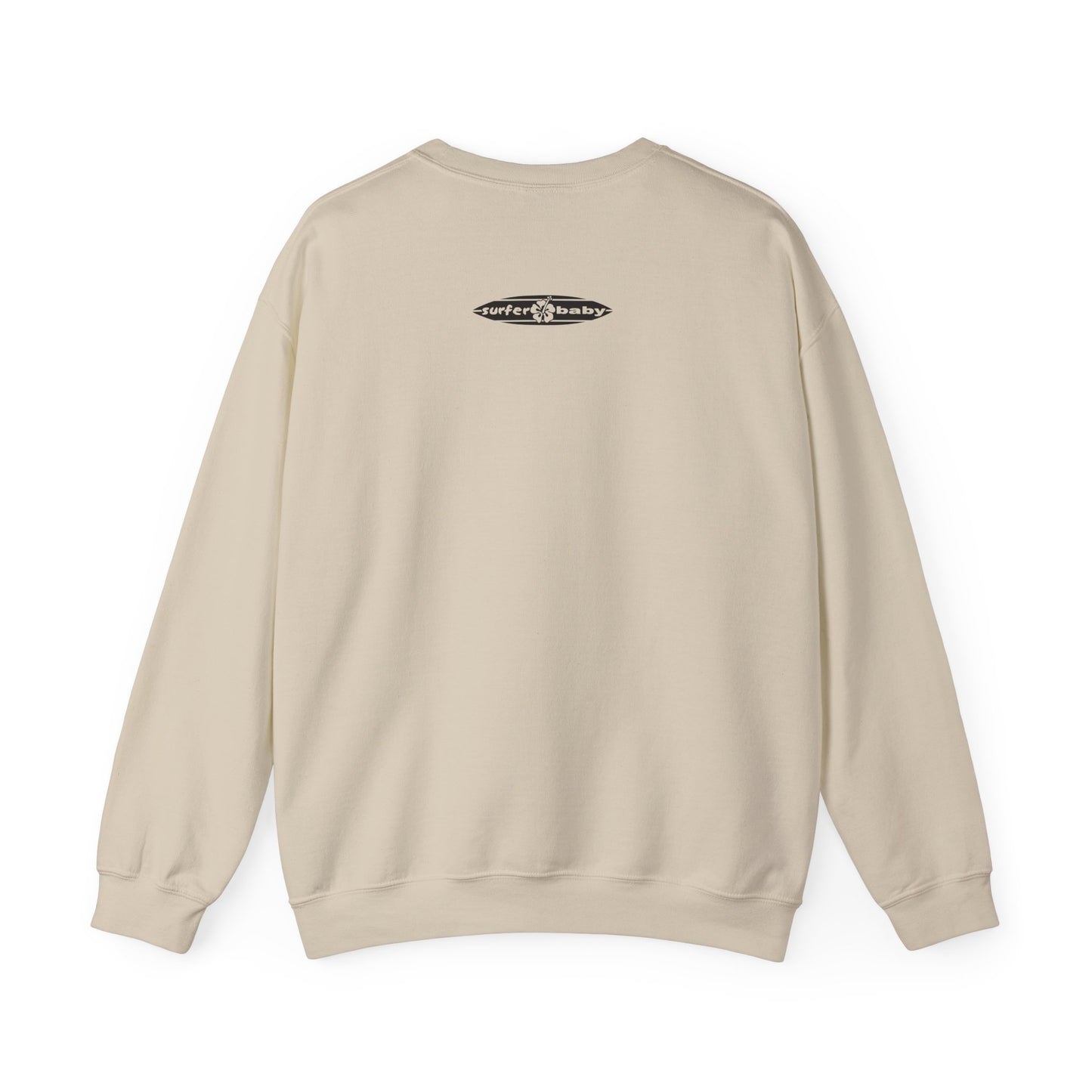 Surfer Baby on Board Crewneck Sweatshirt Maternity Clothes