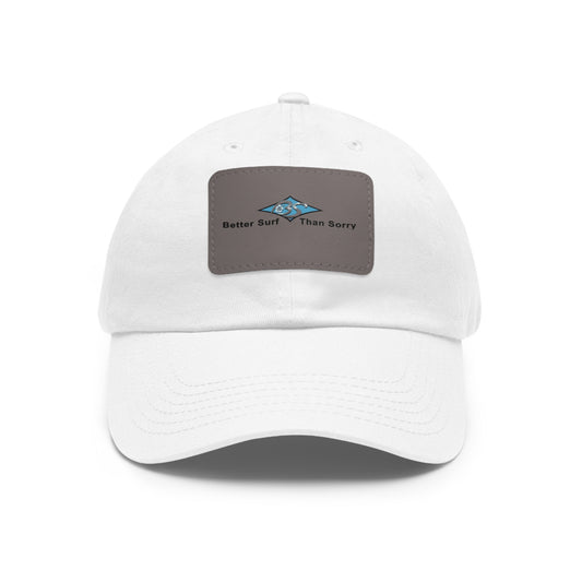 Better Surf than Sorry baseball cap with Leather Patch