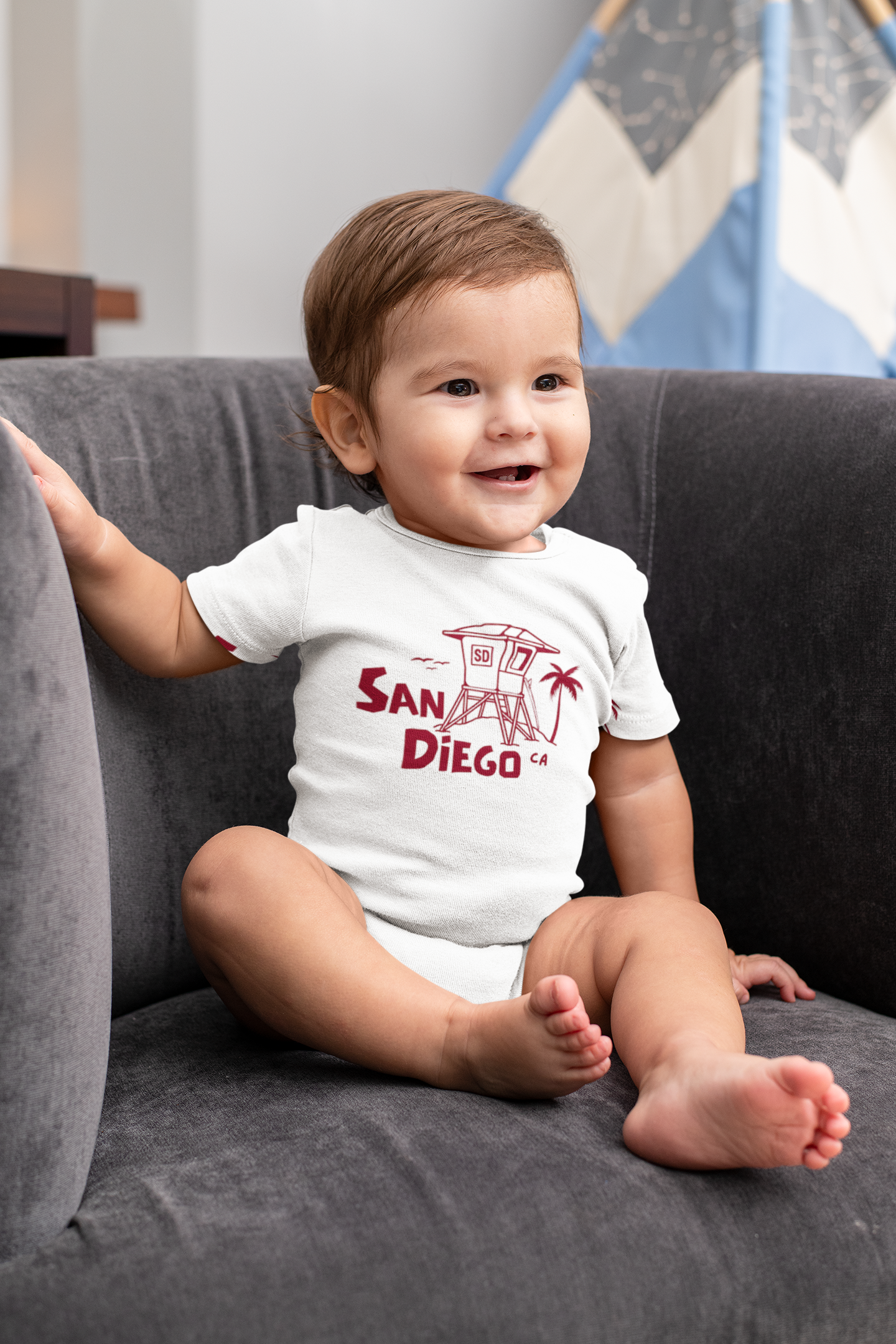 San Diego Lifeguard Baby Onesie Bodysuit