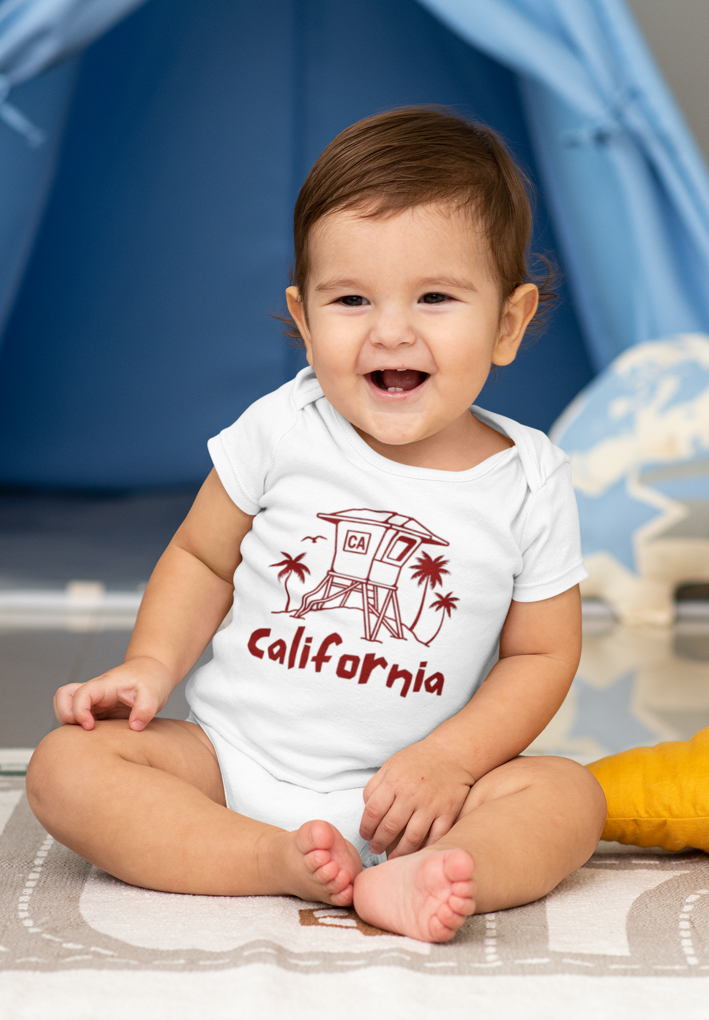 California Lifeguard Baby Onesie Bodysuit